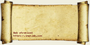 Omilj Kosovac vizit kartica